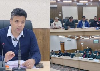 DC Budgam Chairs Review Meeting on Supreme Court’s Directions Regarding Stray Dog Menace in Educational and health Institutions.