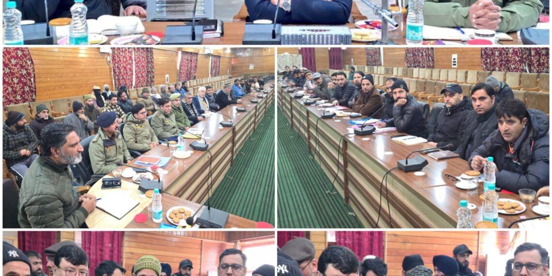 DC Baramulla Reviews Major Civic Issues During Key Meeting in Sopore;