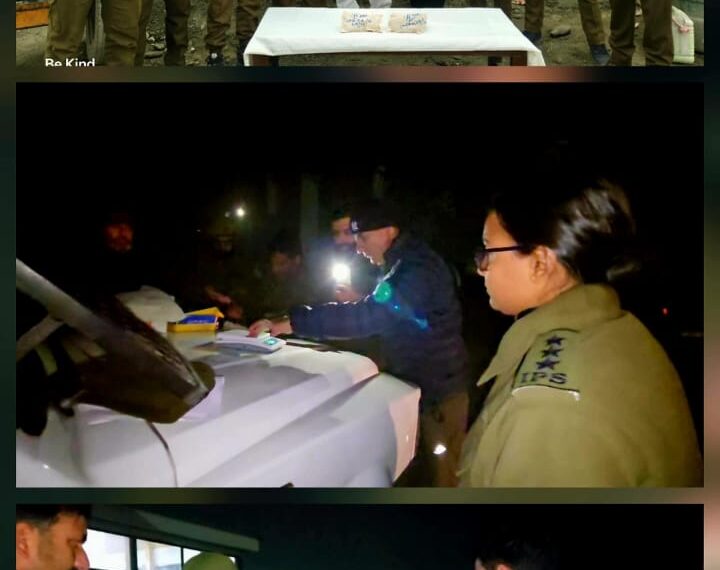 Baramulla Police arrest two drug peddlers; 964 grams of heroin seized