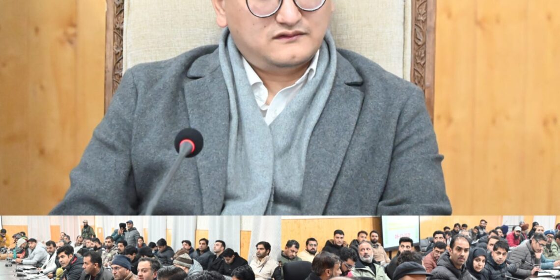 DC Baramulla Reviews Progress of Various Projects under SASCI Emphasizes Timely Completion and Quality Compliance
