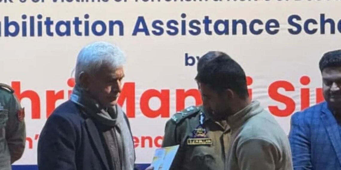 *“Tribute to their sacrifice”: LG hands over job letters to terror victim families in Srinagar*