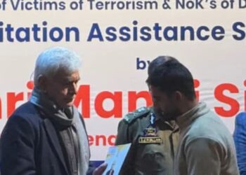*“Tribute to their sacrifice”: LG hands over job letters to terror victim families in Srinagar*