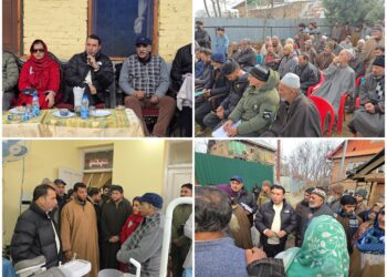 MLA Gulmarg, Farooq Ahmad Shah visited several villages of the Aboora Block as part of his ongoing outreach programme.