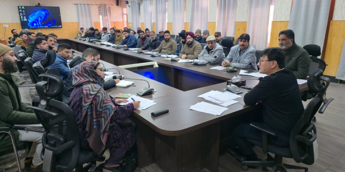 DC Baramulla Reviews Progress of Projects Under ADP,ABP & CSR