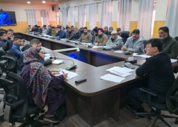 DC Baramulla Reviews Progress of Projects Under ADP,ABP & CSR