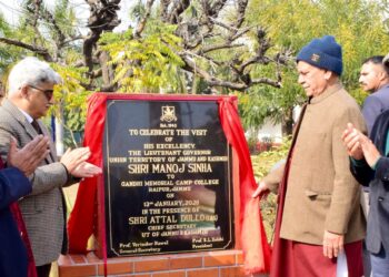 Lieutenant Governor launches special edition of Hindu Education Society Kashmir’s Sangarmal magazine