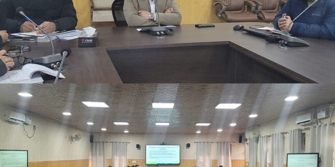 DC Baramulla Reviews Status of Kisan Credit Card (KCC) Cases in the district