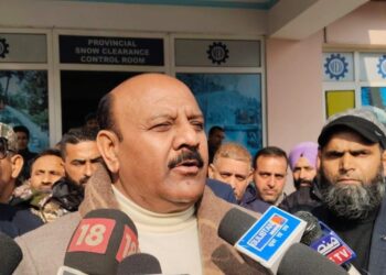 J&K Dy CM Warns Officials Over Winter Preparedness Failures