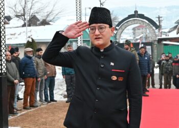 77th Republic Day Celebration; Minga Sherpa unfurls tri-color at DC office B’la