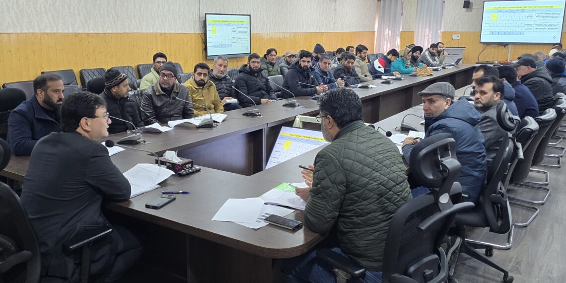 DC Baramulla Reviews Progress of Works Under SBM-G in District