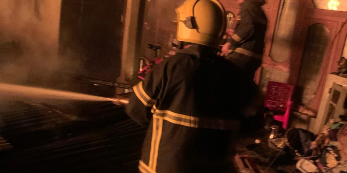*Fire broke out at HMT srinagar, Under control*