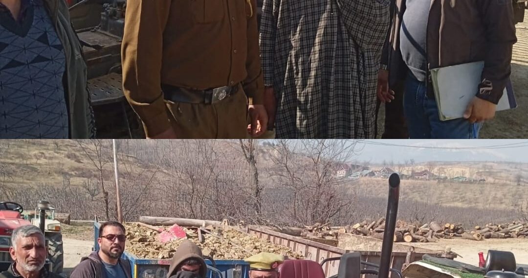 *Baramulla Police Seize Two Tractors Involved in Illegal Soil Extraction at Palhallan*