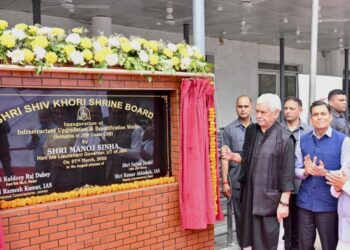 Lieutenant Governor inaugurated infrastructure upgradation and beautification works at holy Shiv Khori