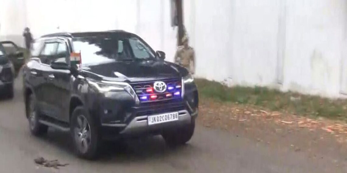 *CM Omar Abdullah arrives at father’s residence after assassination attempt*