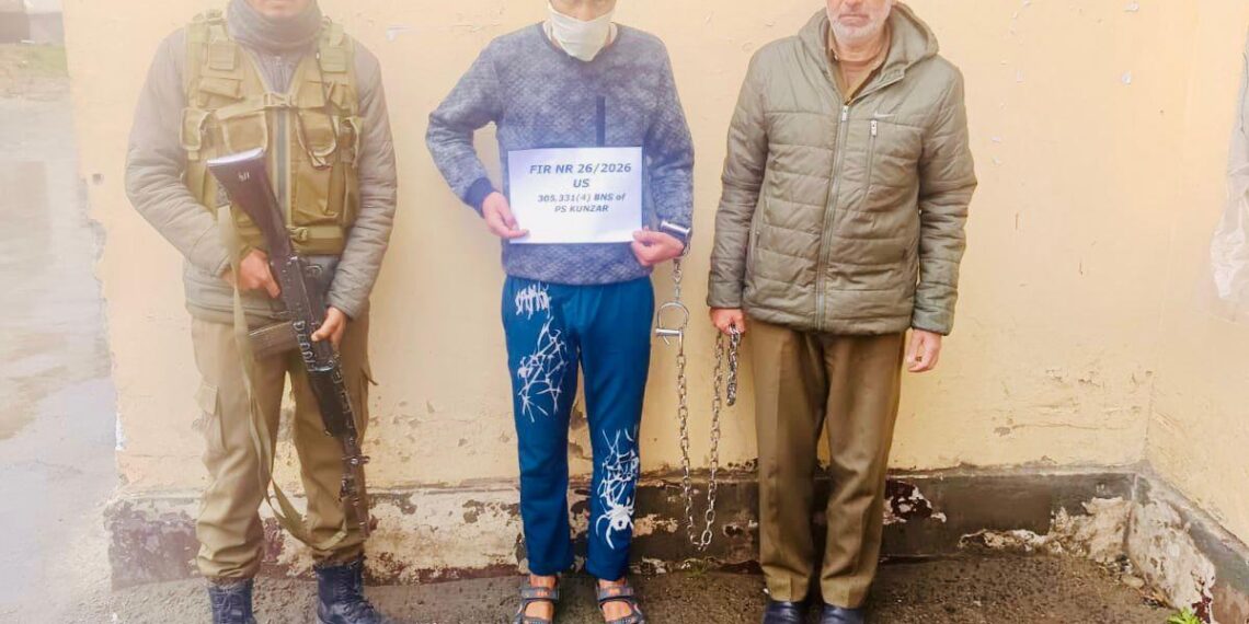 *Shop theft case solved in Baramulla’s Kunzar, accused arrested from Delhi*