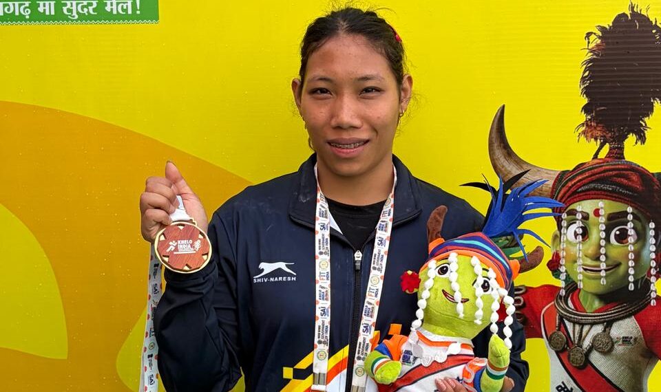 Fighting illness, carrying brother’s unfulfilled dreams, Arunachal’s Anai Wangsu lifts memorable KITG gold medal