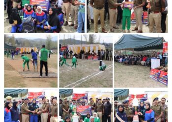 *Baramulla Police Holds Successful Final Matches under Civic Action Programme at Wagila Wagoora*