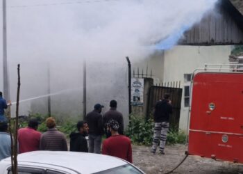 *Grid Station Quarter Gutted, Fire Contained in Uri’s Salamabad Area*
