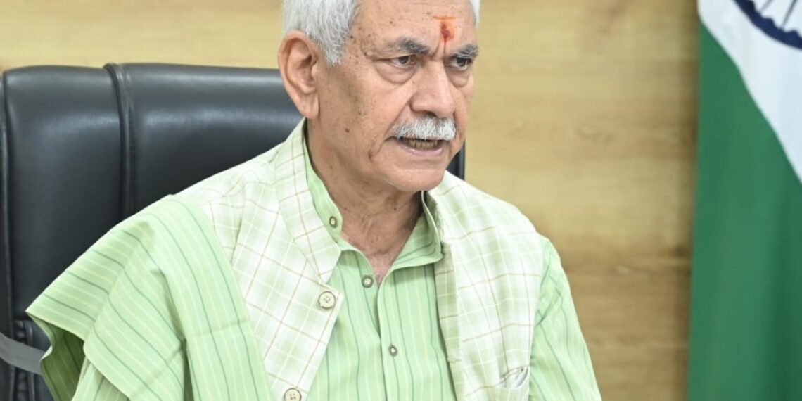 LG Sinha chairs 2nd University Council Meeting of Cluster University of Srinagar