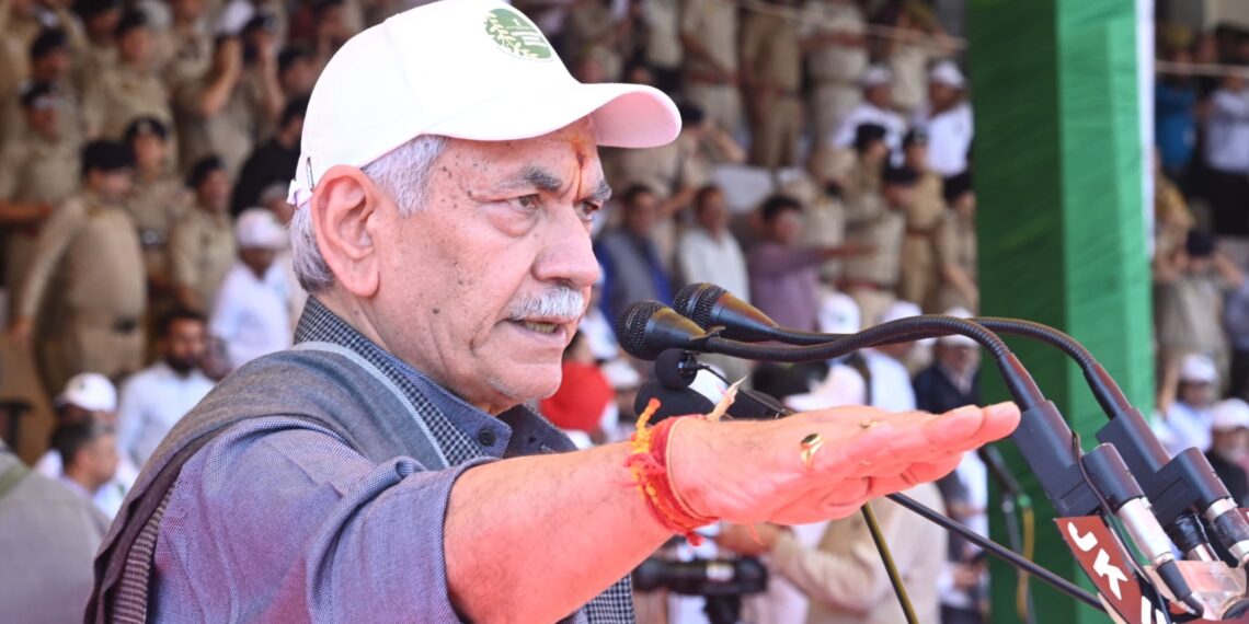 Lieutenant Governor launched historic mass movement for “Drug-Free J&K” from MA Stadium in Jammu