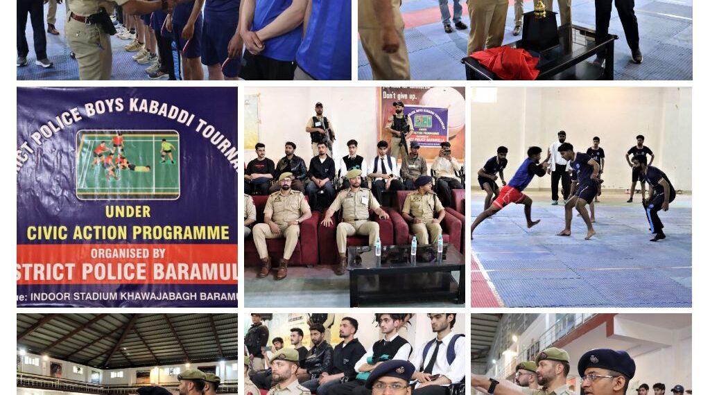 *Baramulla Police Champions Youth Empowerment & Drug-Free Mission with Grand Inauguration of Kabaddi Tournament*
