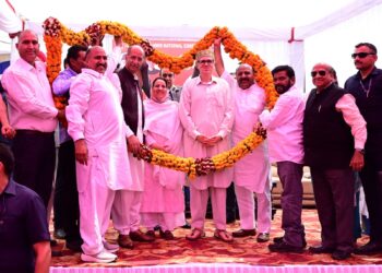 CM Omar Abdullah tours Rajouri’s Nowshera, inaugurates key road