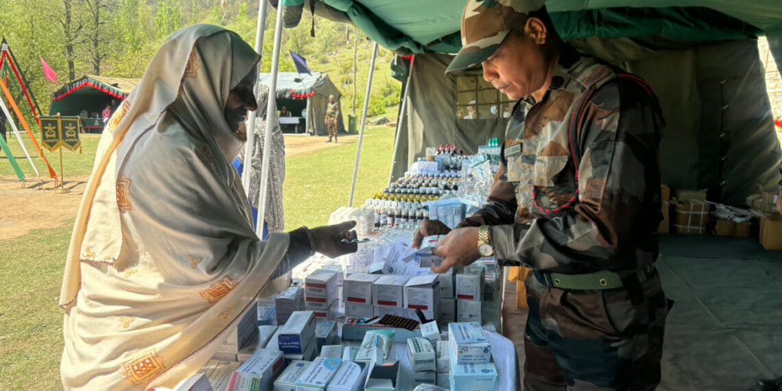 Army organises mega Medical Camp in Remote Ganderbal area, thousands benefit