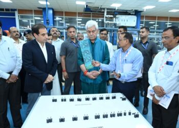 LG Sinha inaugurates Industrial Unit of Eveready Industries India Limited in Samba