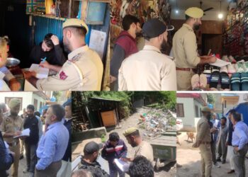 Anti-smoking drive in Ganderbal’s Kangan sees 17 fined, vendor shut near school