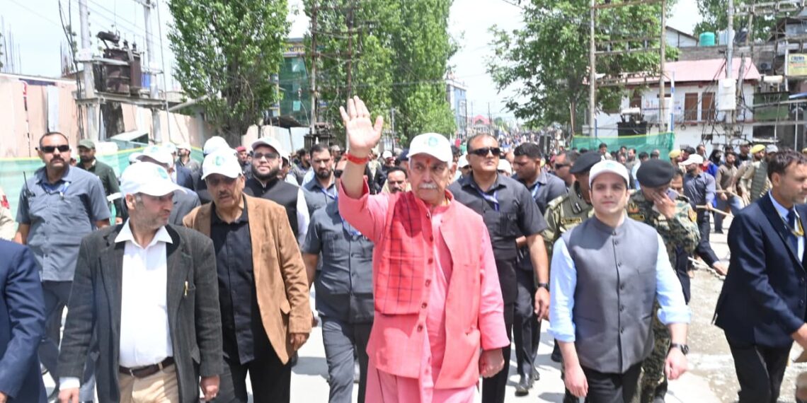 Drugs and Terror Linked: LG Sinha Warns of Cross-Border Nexus in J&K