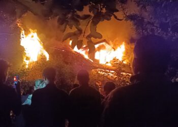 *One-Storey House Destroyed in Palhallan Fire Incident Palhallan*