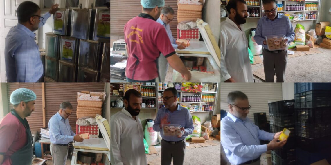 Food Safety Dept Inspects Bakeries in Kangan Ahead of Eid-ul-Adha; Rs 5,000 Penalty Imposed