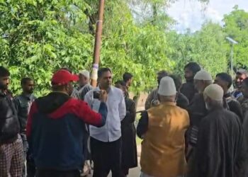 *PDP Leader Altaf Malik Visits Hailstorm-Hit Rafiabad*