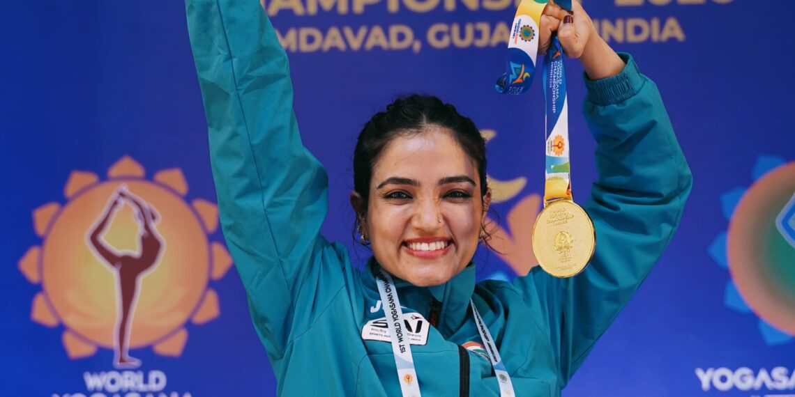 Gujarat’s Heena Rajgor leads India’s gold medal rush on penultimate day of World Yogasana Championships