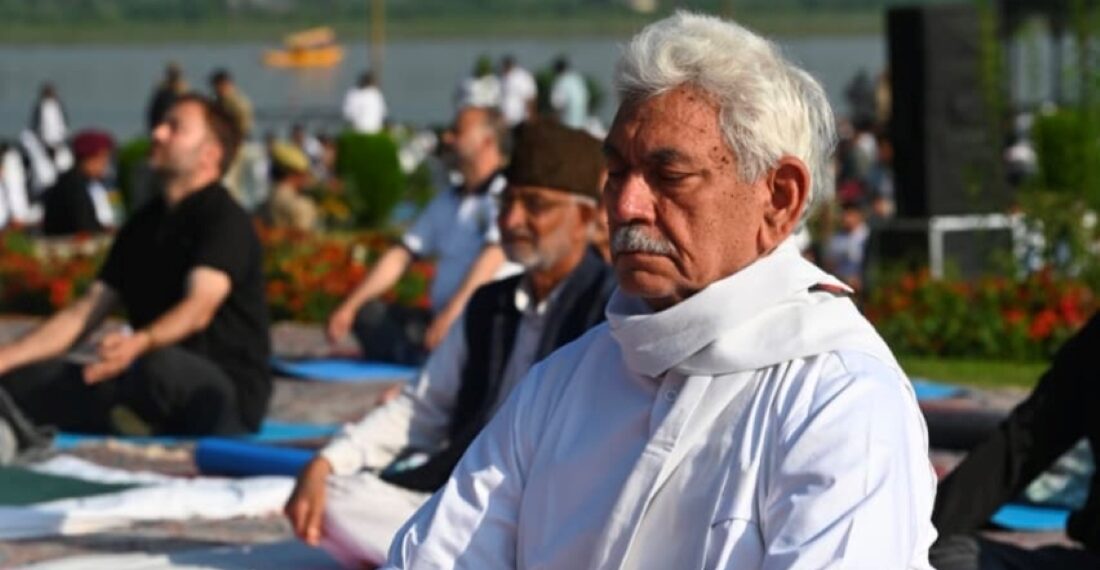 Lieutenant Governor Leads Citizens During the Celebration of the 12th International Day of Yoga