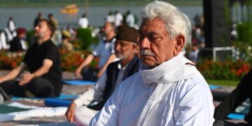 Lieutenant Governor Leads Citizens During the Celebration of the 12th International Day of Yoga