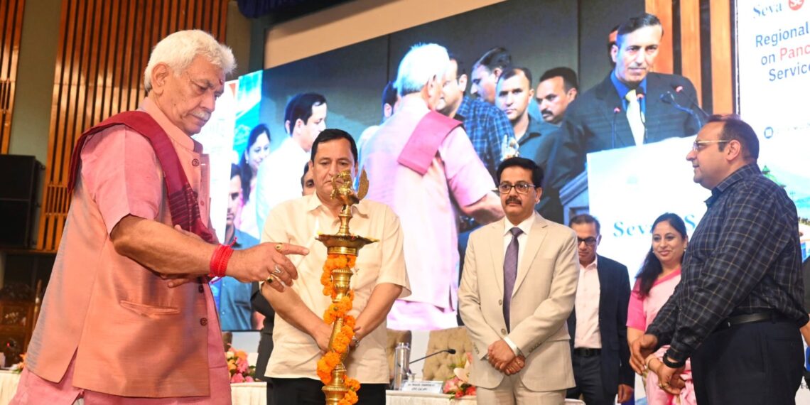 Lieutenant Governor Addressed “Seva Se Samriddhi- Panchayat-led Service Delivery” Regional Workshop organised by Union Ministry of Panchayati Raj and J&K Administration