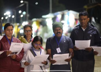 PM Modi’s special message pamphlets handed to Amarnath Yatra pilgrims at Nunwan, Baltal Base camps