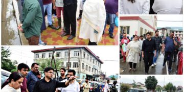 Commissioner SMC conducts extensive City Tour to review waterlogging situation in Srinagar