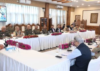 LG Sinha chairs high-level security review meeting with senior officials