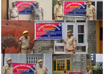 Srinagar Police Attach Properties Worth ₹5.60 Crore in Major Anti-Drug Crackdown