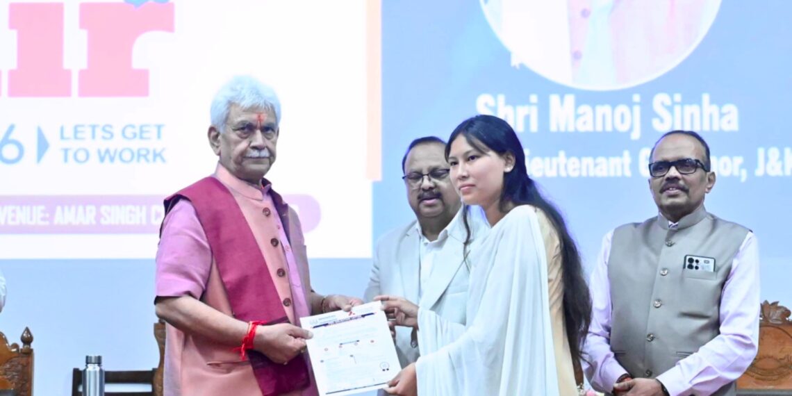 Lieutenant Governor Addresses 77th State-Level Mega Job Fair in Srinagar