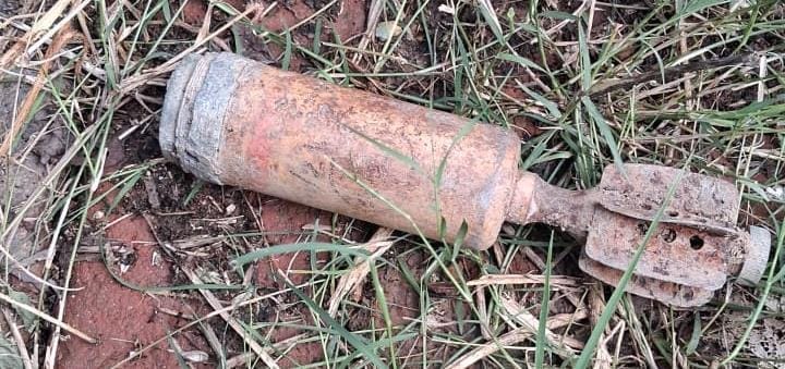 Old Rusted Mortar Shell Found During Digging In Hiranagar, Secured By Police, BDS Team Called To Diffuse The Shell