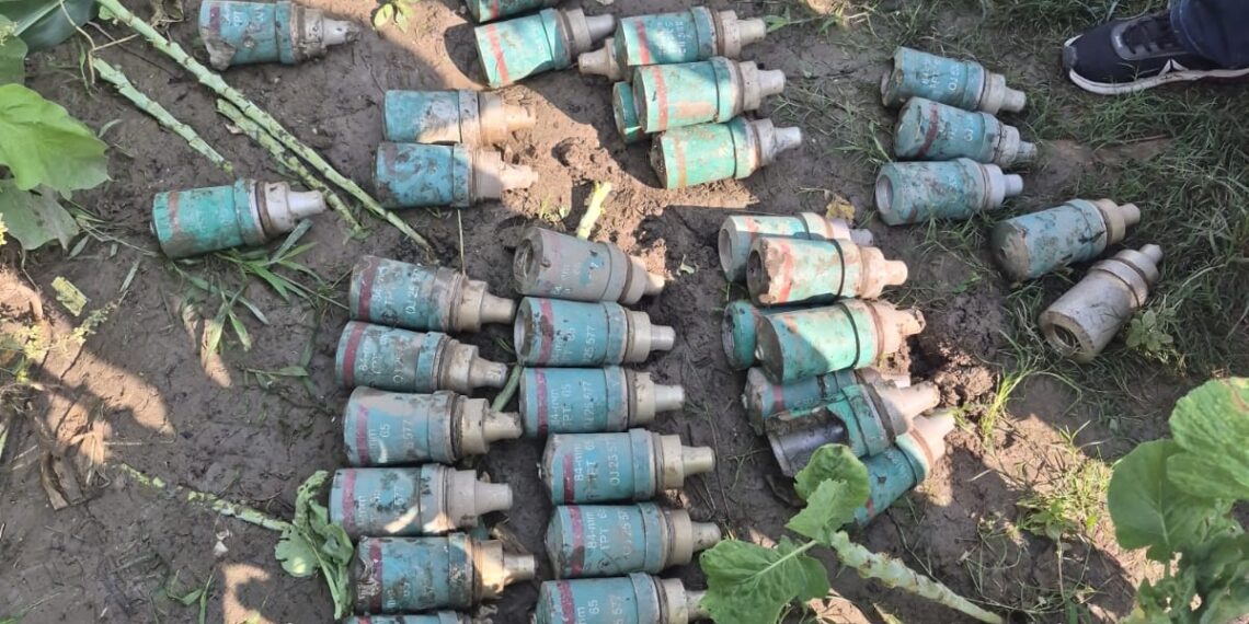 45 Mortar Shells Recovered During Joint Search Operation in North Kashmir’s Sopore