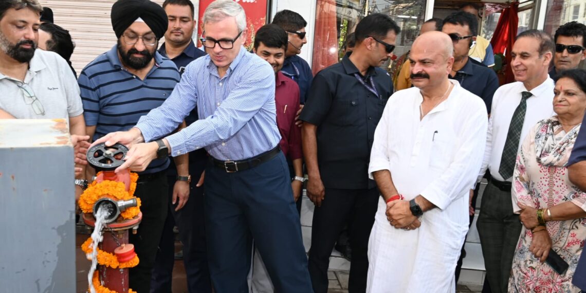 CM Omar Abdullah inaugurates upgraded Residency Road–High Street in Jammu