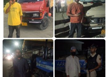 *Baramulla Police Tighten Noose on Illegal Mining; Four Vehicles Intercepted*