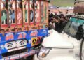 Tata Mobile, Truck Collide on SSG Road in Sonamarg; No Injuries Reported