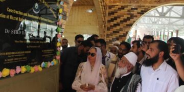 Dr Darakhshan inaugurates Shrine Upgradation Project & High-Tech Ambulance Service at Baba Rishi Shrine
