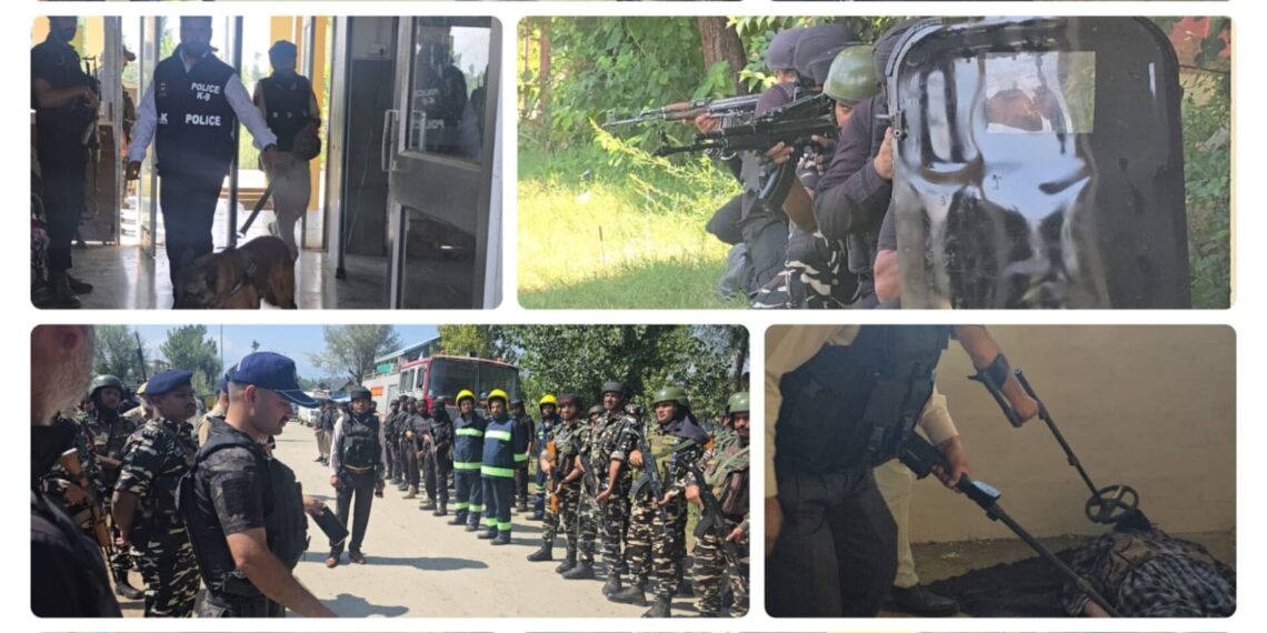 *Baramulla Police Conduct Contingency Response Mock Drill at Railway Station Hamray*