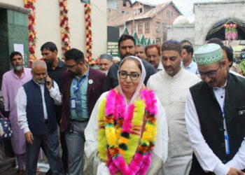 Dr Darakhshan reviews arrangements for Annual Urs at historic Dastgeer Sahib Shrine